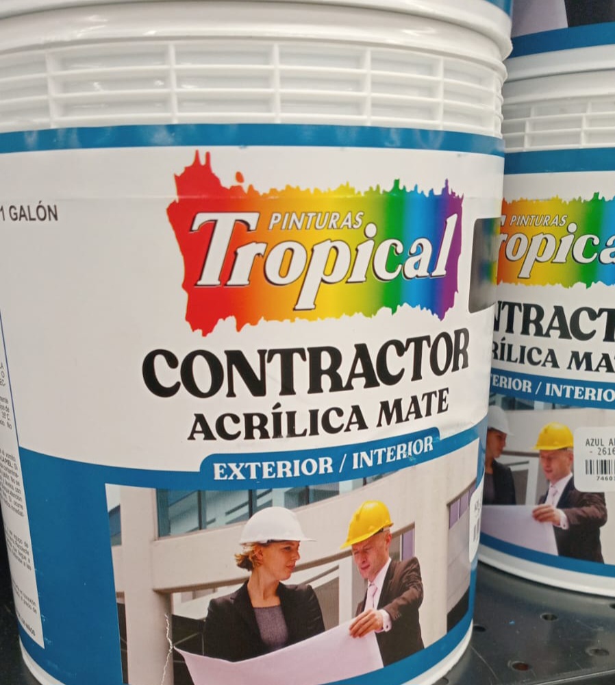 decoración y accesorios - 2 galones de pintura  00 blanco  tropical origina