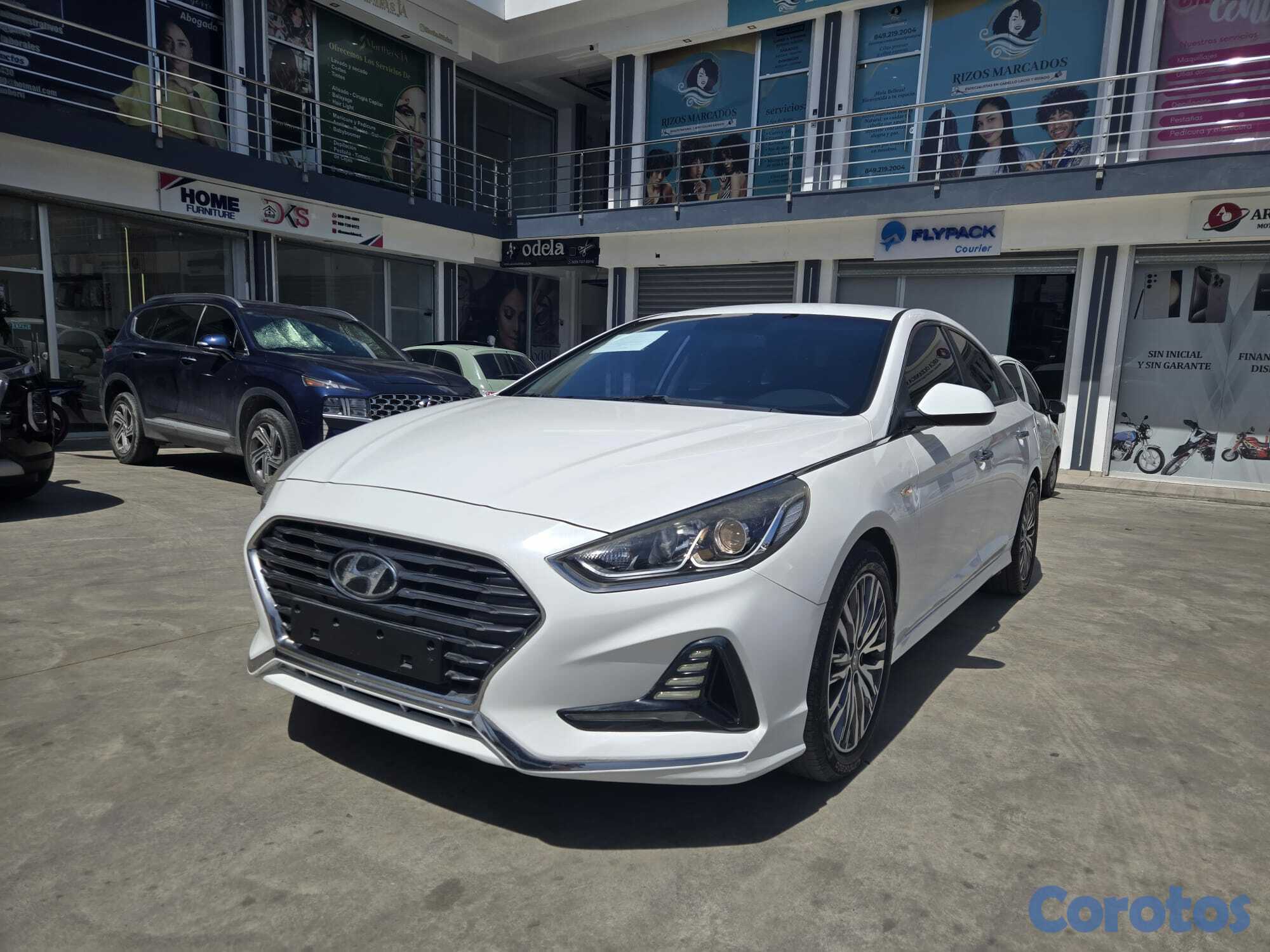 carros - HYUNDAI SONATA NEW RISE 2018 BLANCO GASOLINA 11