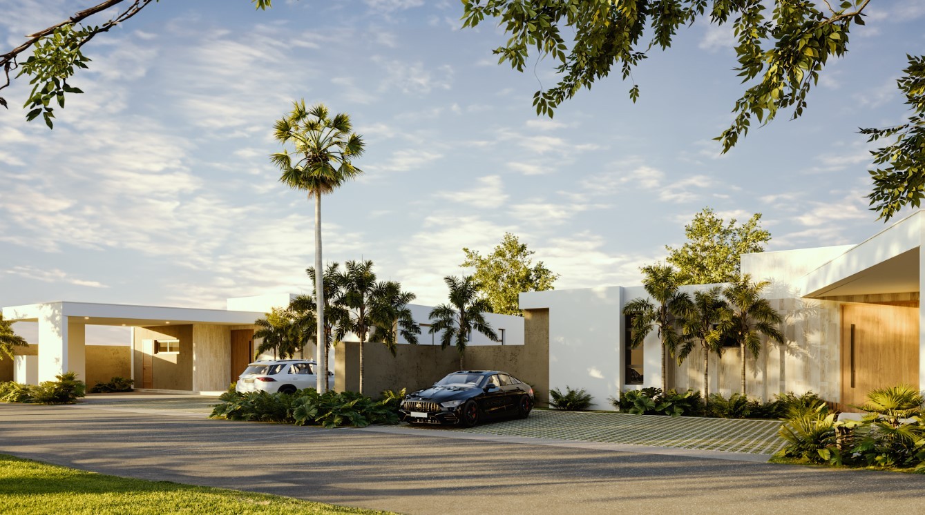 casas vacacionales y villas - Villa de 3 habitaciones en Bávaro, Punta Cana 5
