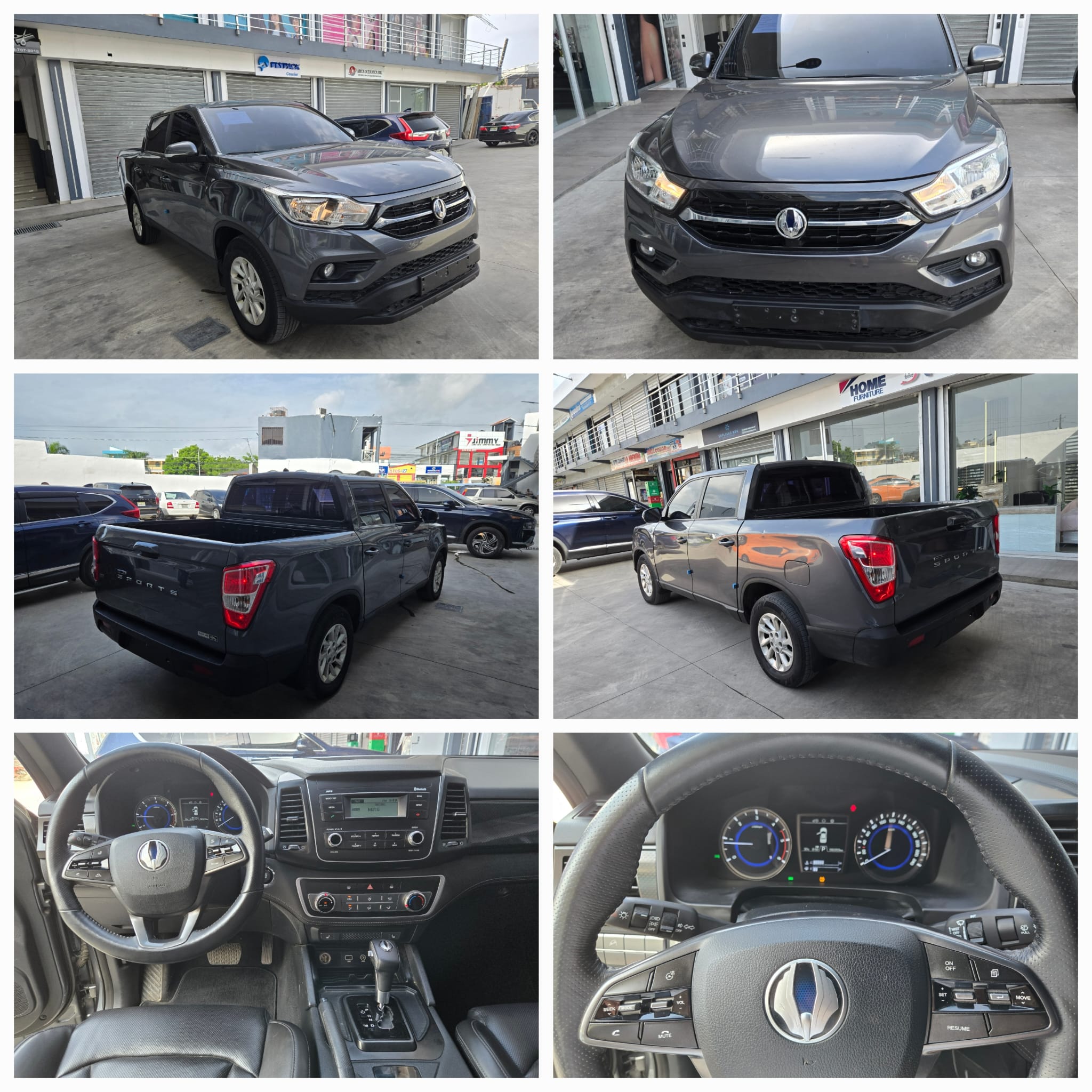 jeepetas y camionetas - KGM REXTON 2021 GRIS OSCURO DIESEL 8