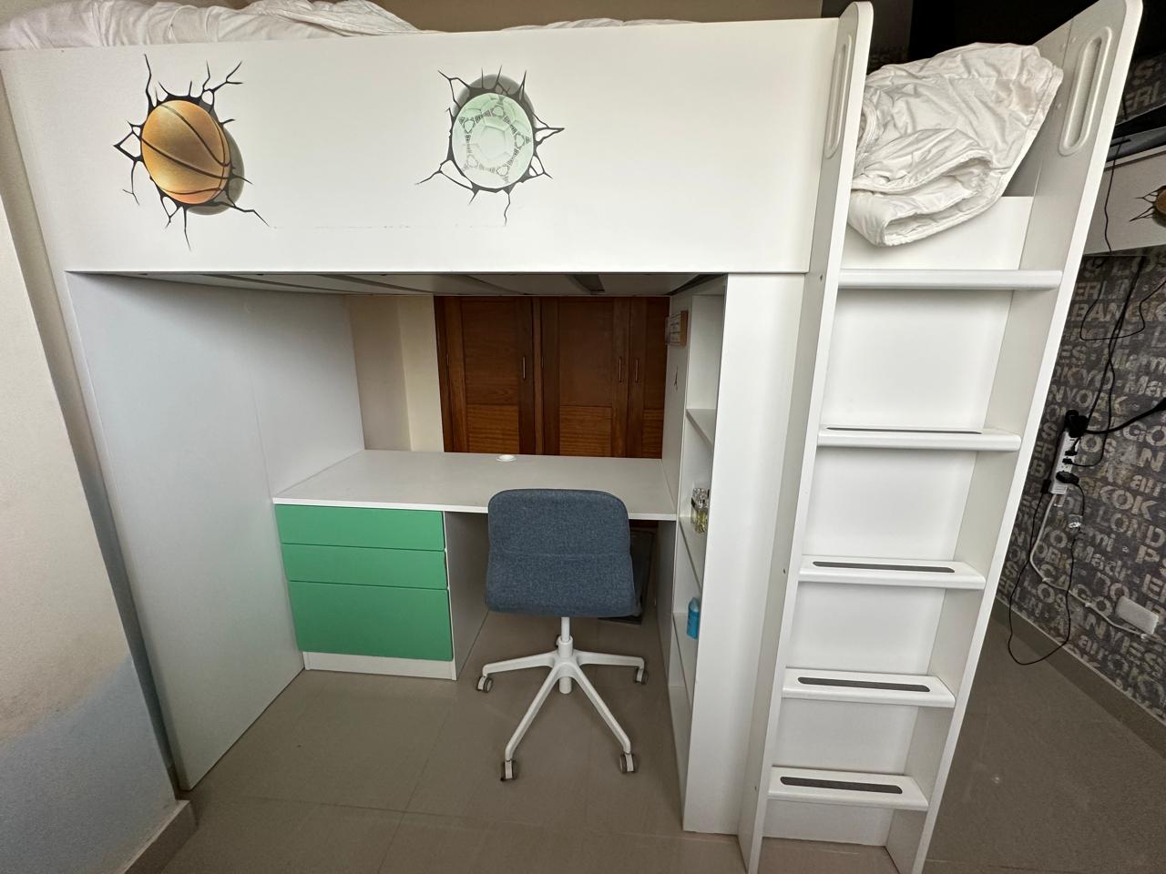 muebles y colchones - Cama con escritorio 4