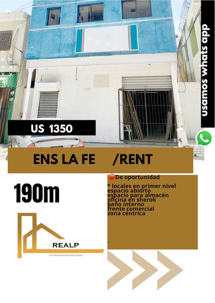 oficinas y locales comerciales - Local en ensanche la Fe 