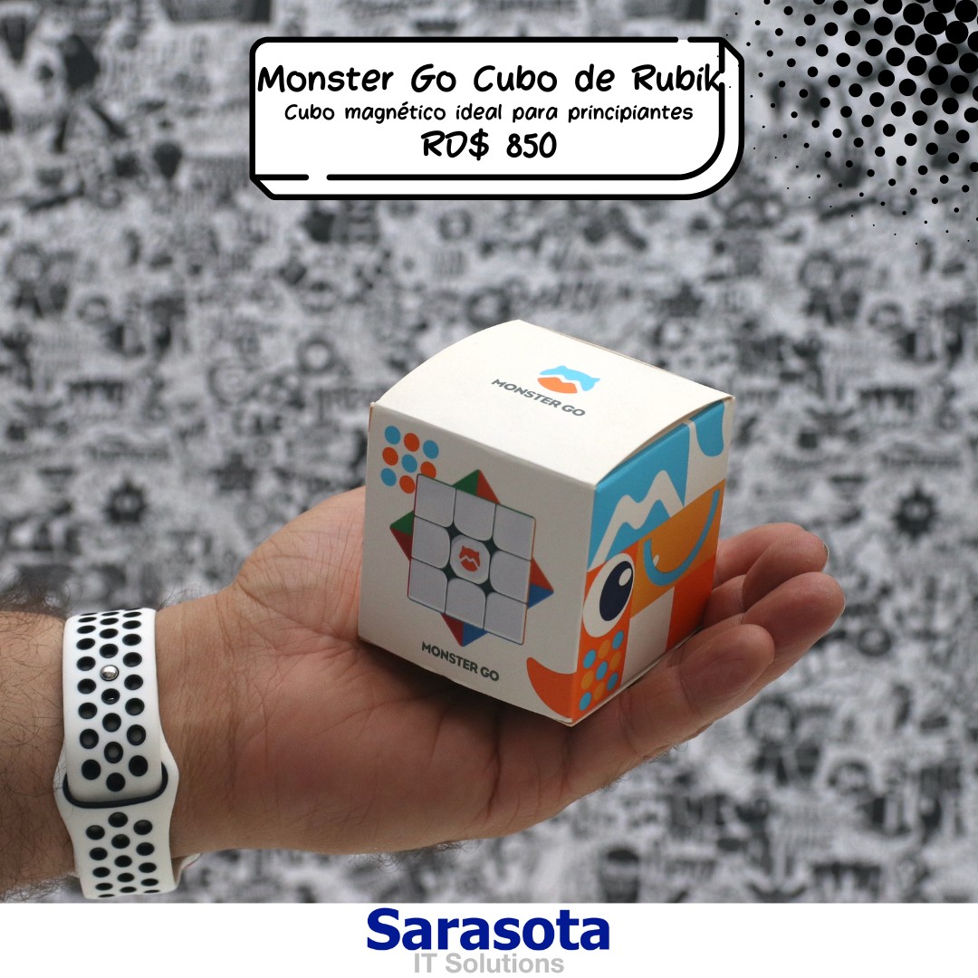 hobby y coleccion - Monster Go Cubo de Rubik 3x3 magnético para principiantes 1