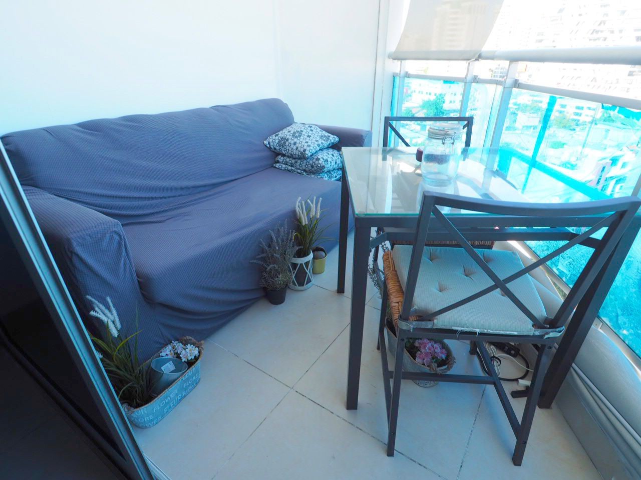 apartamentos - Piantini amueblado 1 habitacion 2 baños 2 parqueos balcon 2
