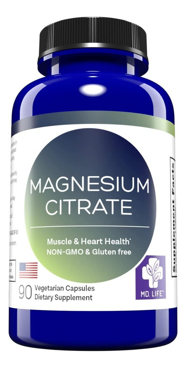 Salud y Equipamiento Médico - Citrato Magnesio 250mg Md.life - U - Unidad A $2299