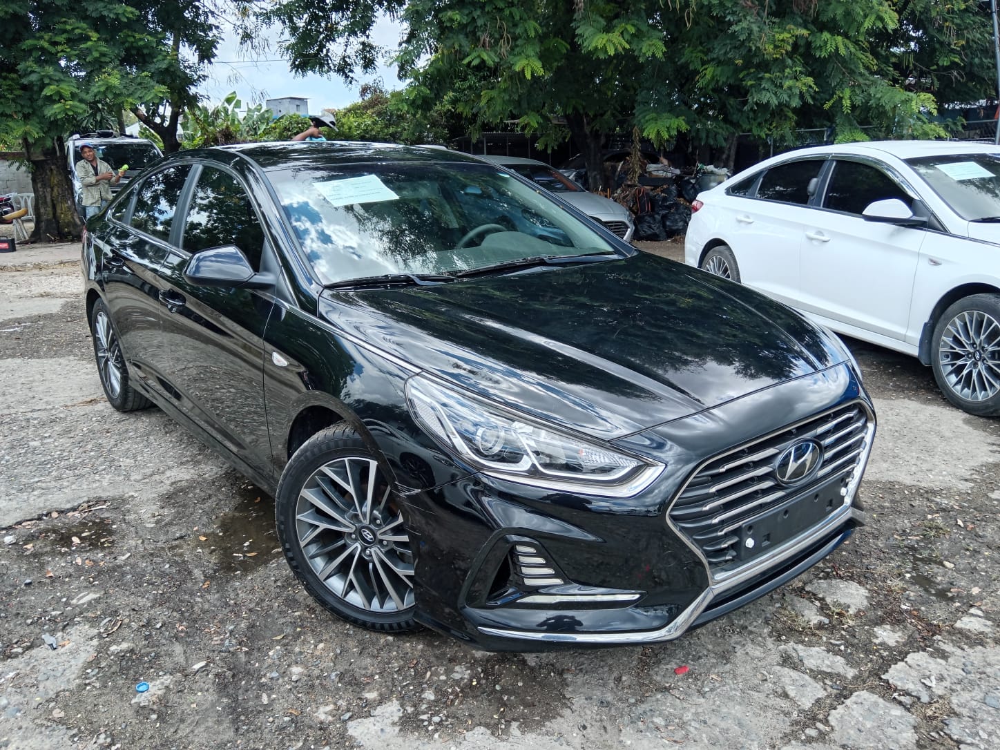 carros - HYUNDAI SONATA NEW RISE 2019 NEGRO GASOLINA 1