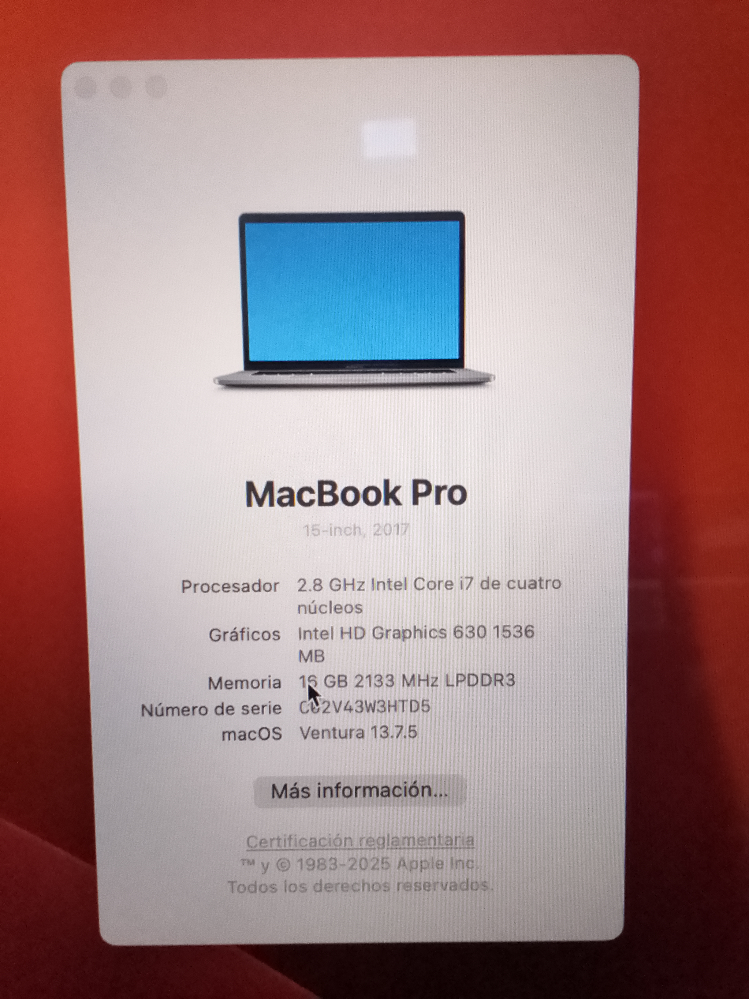 computadoras y laptops - MacBook Pro 2017 15 TouchBar! 6
