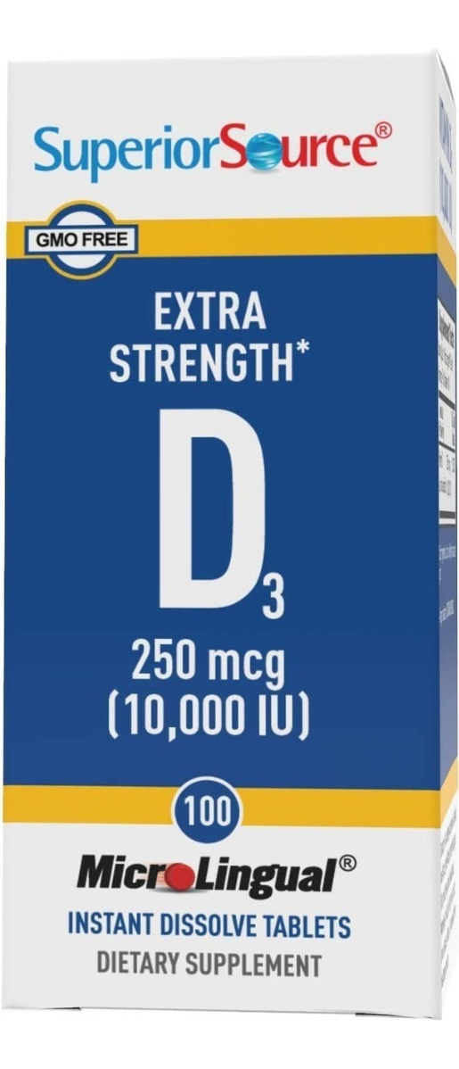 Salud y Equipamiento Médico - Vitamina D3 250mcg Superior Sou 0