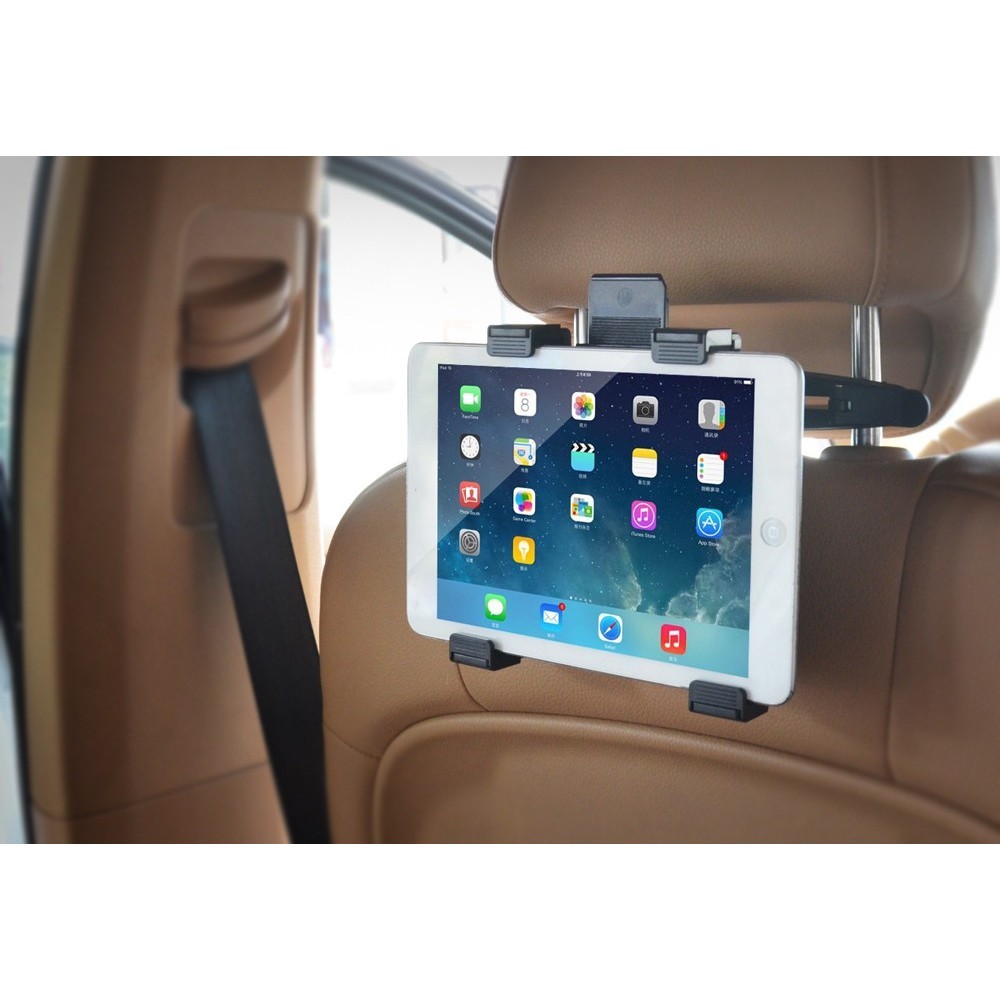 accesorios para electronica - Sujetador de tablet para asiento de carro, soporte de tablet 3