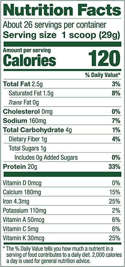 Salud y Equipamiento Médico - Proteina Y Verduras 754g Vega - G A $472 1