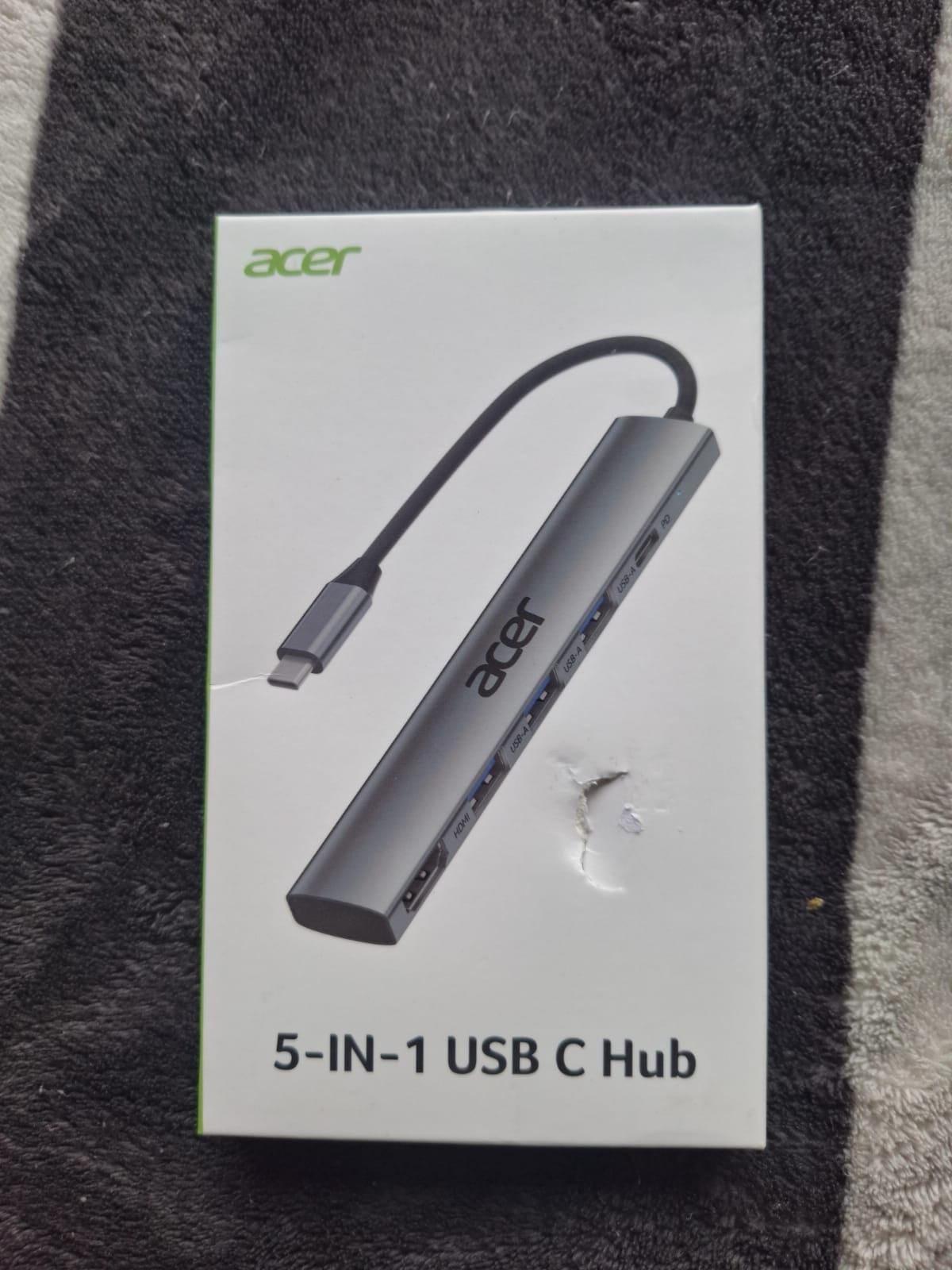 accesorios para electronica - 5-IN-1 USB C hub Acer