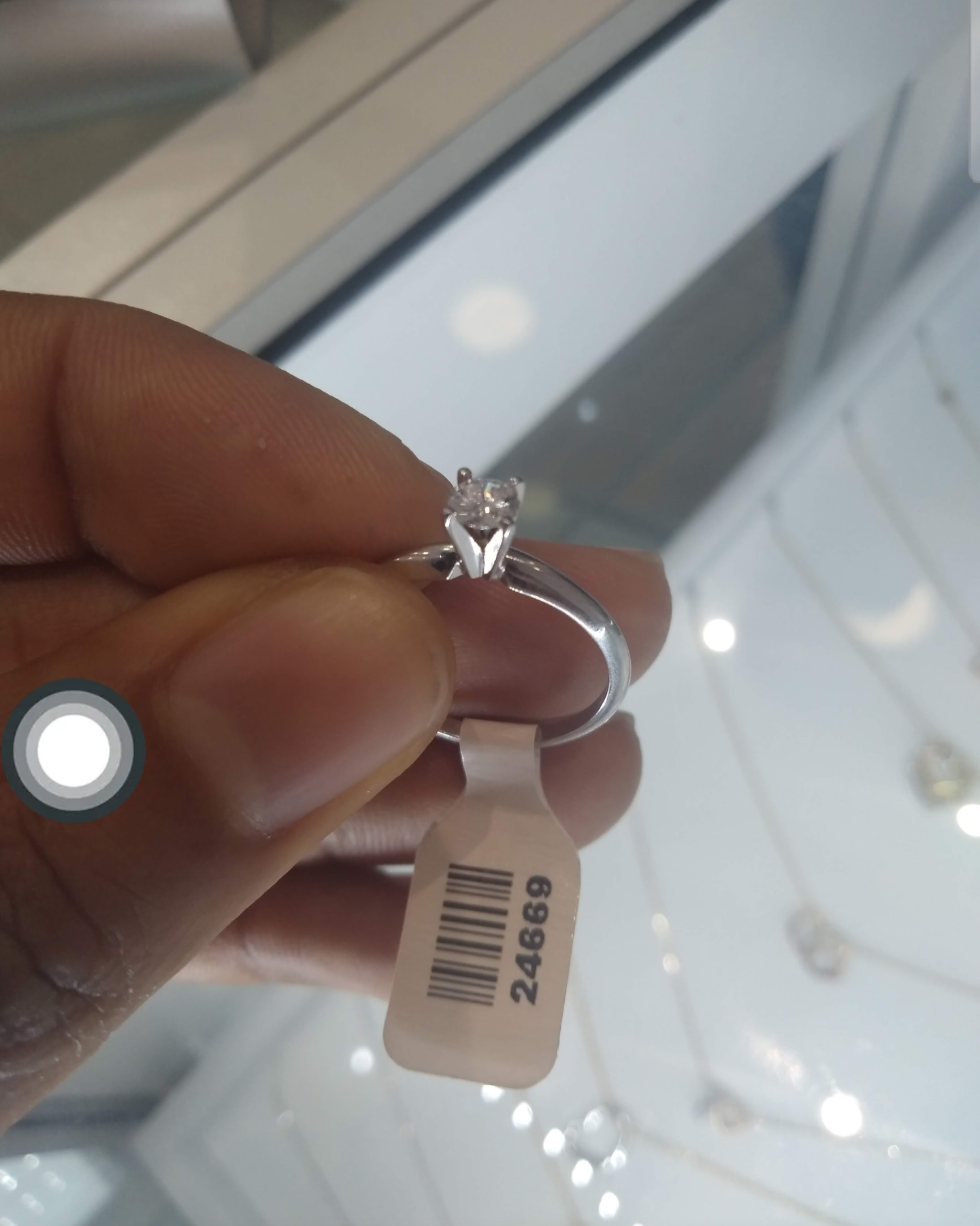 joyas, relojes y accesorios - Anillo Solitario en Oro Blanco 14K Diamante 0.25CT