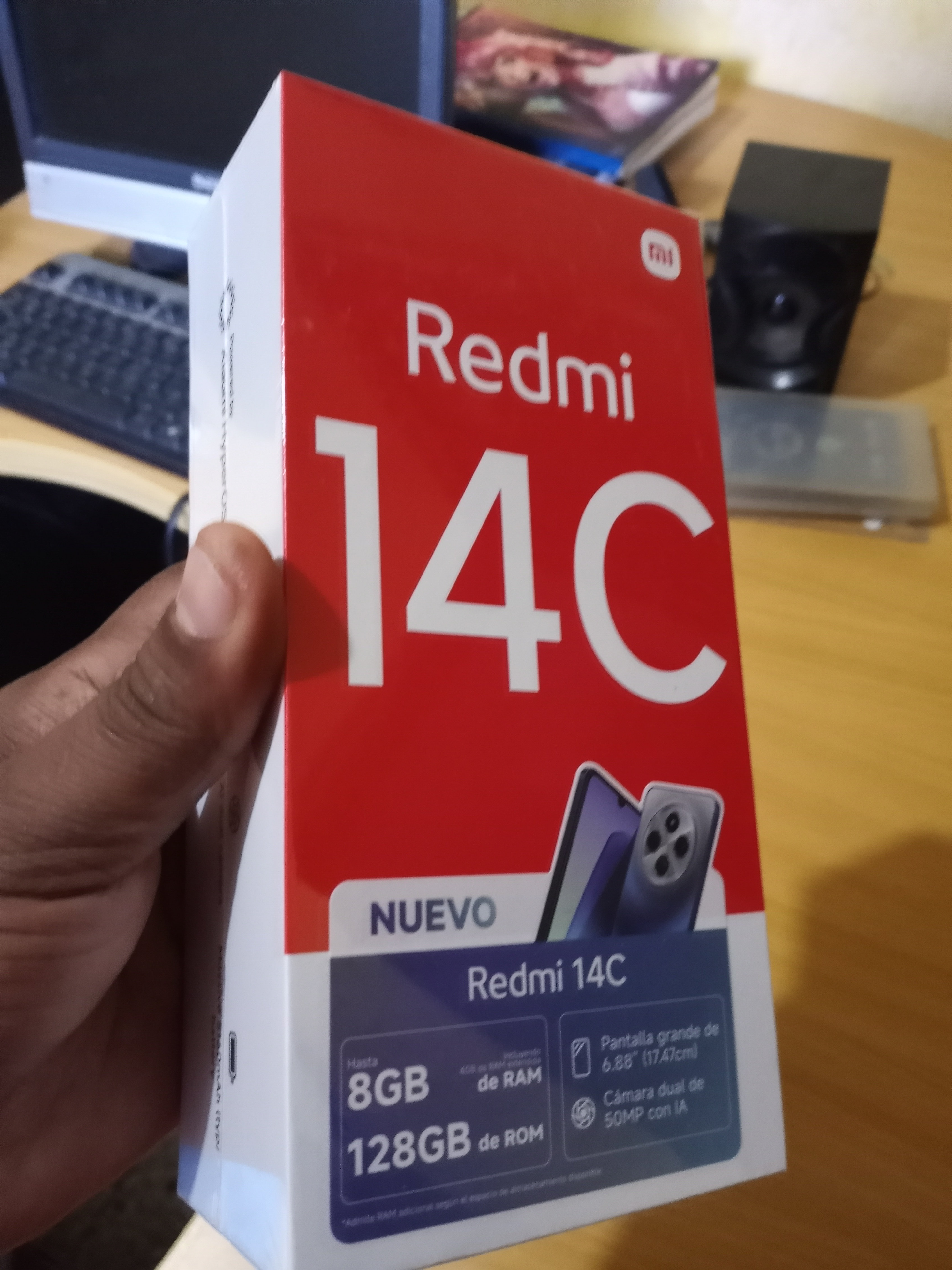 celulares y tabletas - Xioami Redmi 14c 128gb, 8gb de Ram azul nuevo con su caja  0