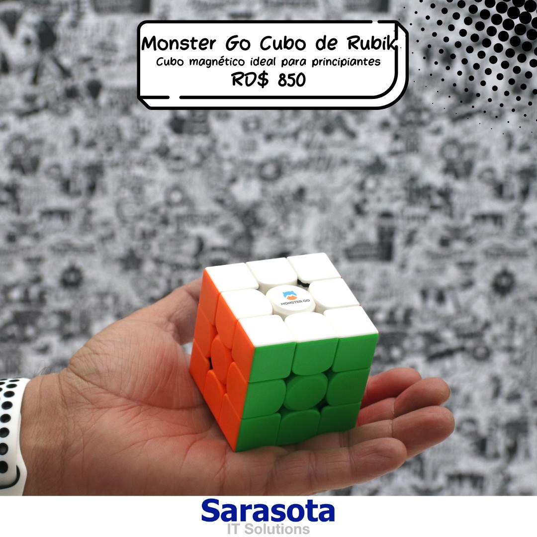 hobby y coleccion - Monster Go Cubo de Rubik 3x3 magnético para principiantes 2