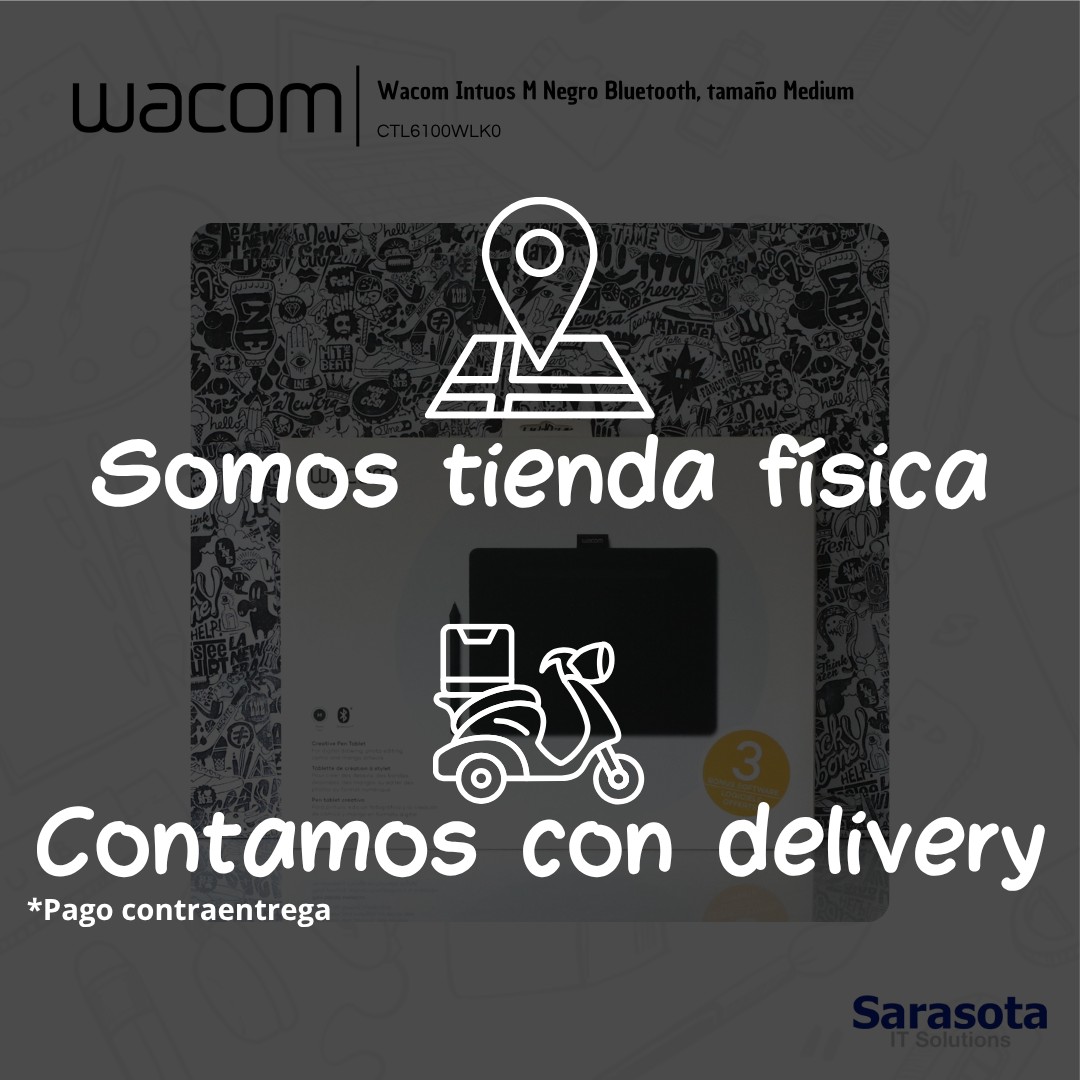 accesorios para electronica - Wacom Intuos M Bluetooth tableta gráfica 2