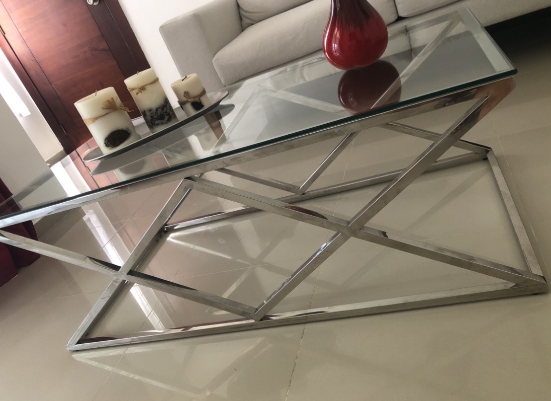 decoración y accesorios - Mesa de Centro cristal  1