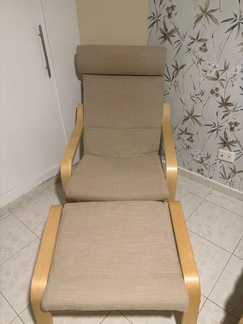 muebles y colchones - Silla con reposa pies  0