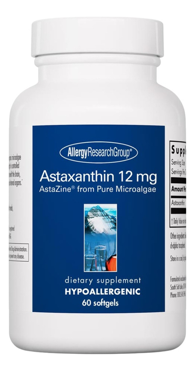 Salud y Equipamiento Médico - Astaxantina 12 Mg 60 Capsulas