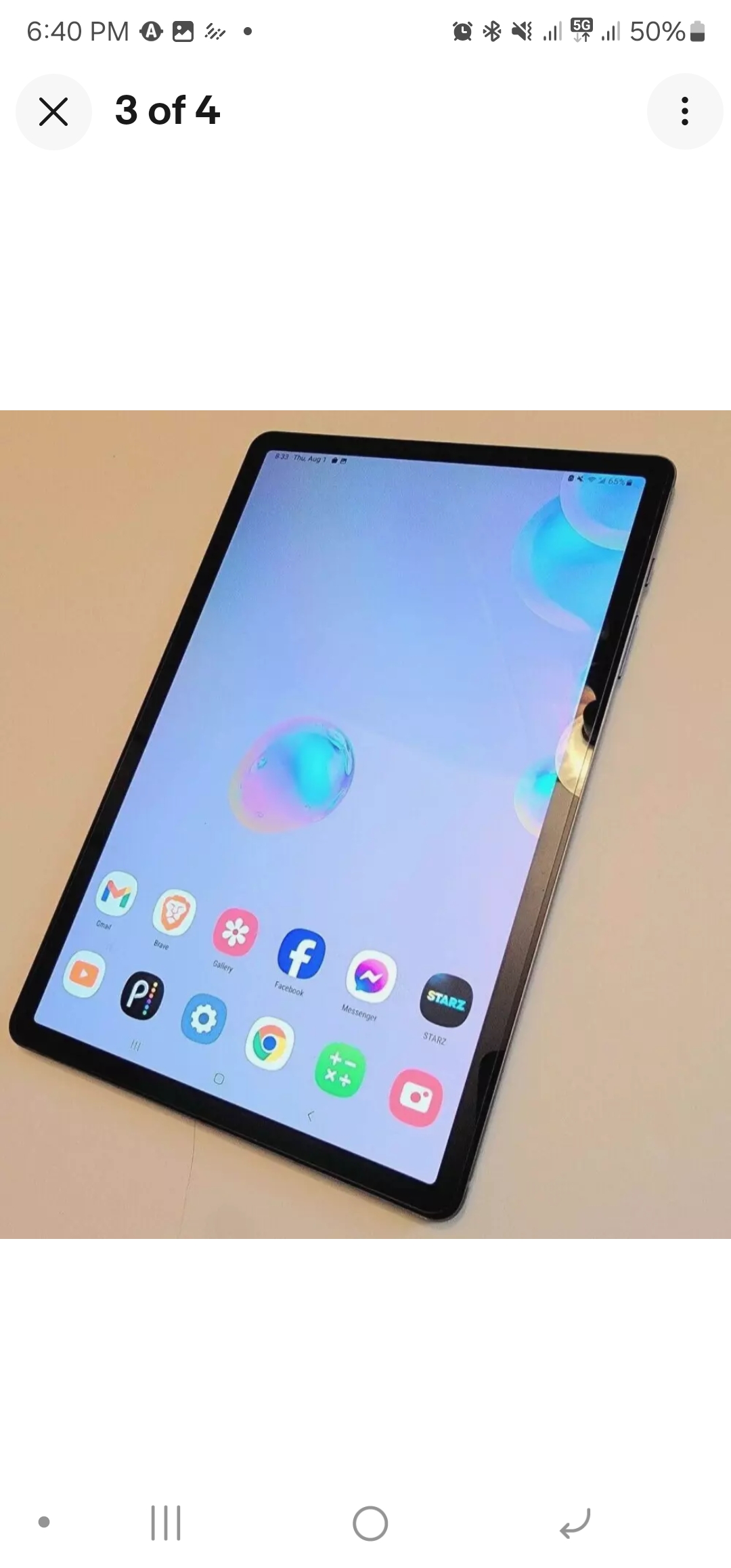 celulares y tabletas - Samsung Galaxy Tab S6 10.5" 128GB SM-T867V LTE Unlocked 1