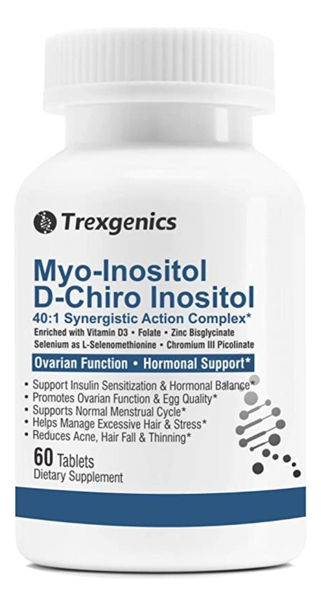 Salud y Equipamiento Médico - Trexgenics Inositol 60 Tabletas - - Unidad A $4665