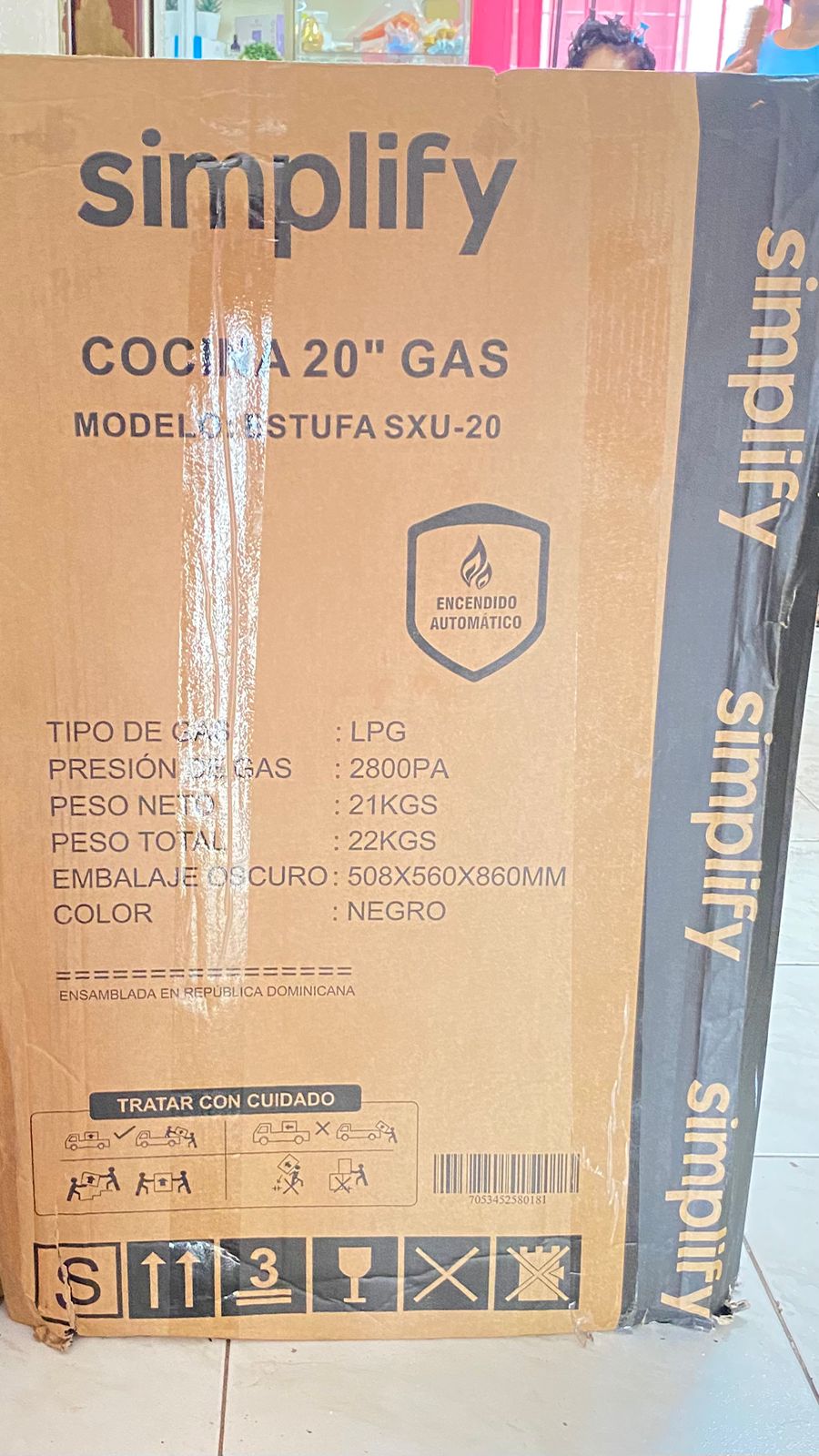 cocina - Se vende estufa simplify 20” SXU-20  3