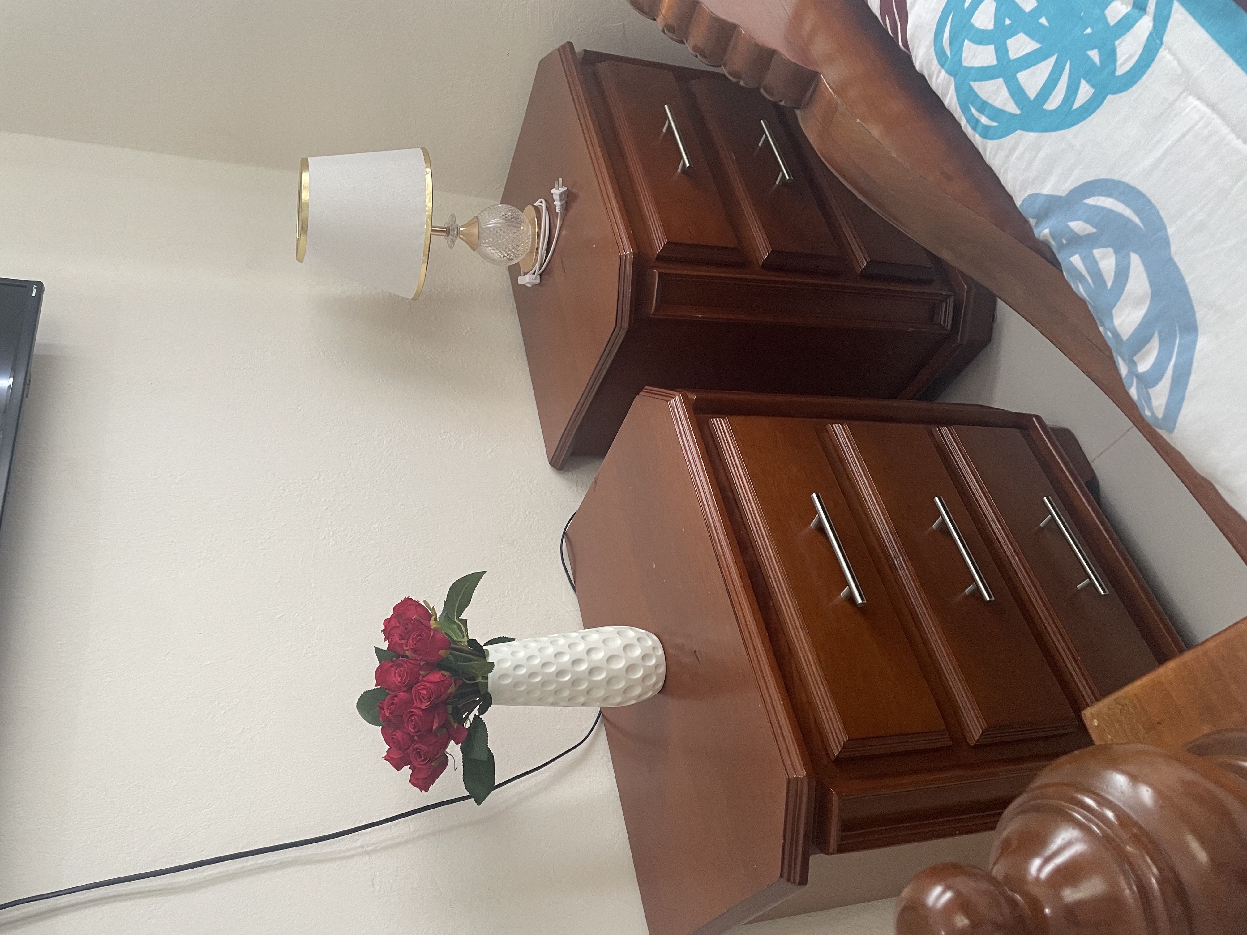 muebles y colchones - CAMA DE CAOBA  1