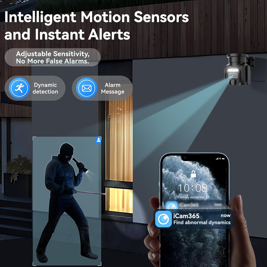 camaras y audio - Cámaras de seguridad solar 4G LTE 3MP 2K FHD 1