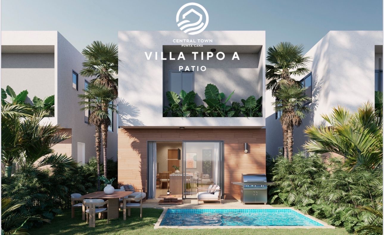 casas vacacionales y villas - venta de villas en punta cana a 2 minutos del downtown Punta cana 