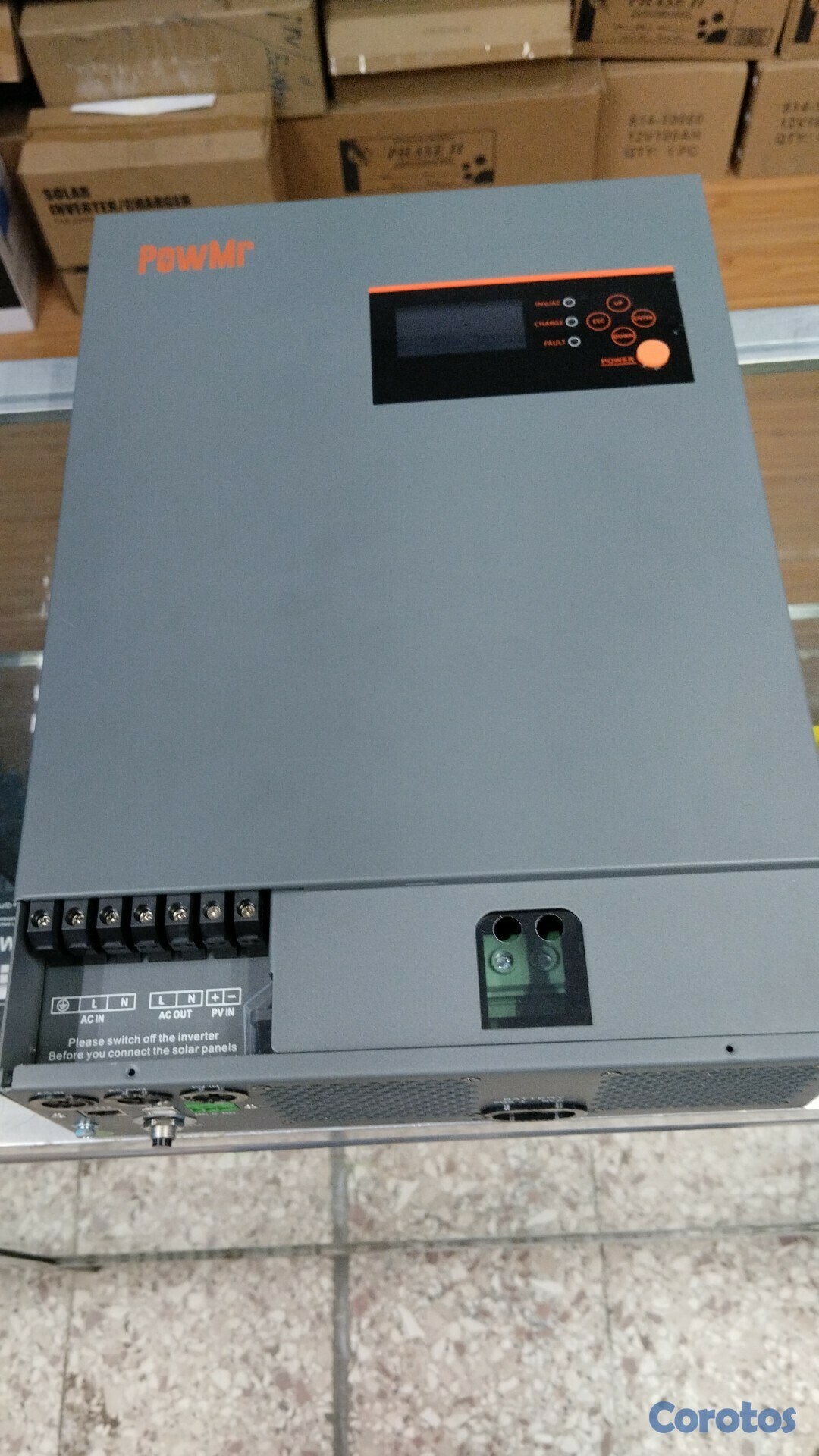 otros electronicos - Para que no te quedes sin energía llévate un inversor pawer solar de 3.5 kw ofer 1