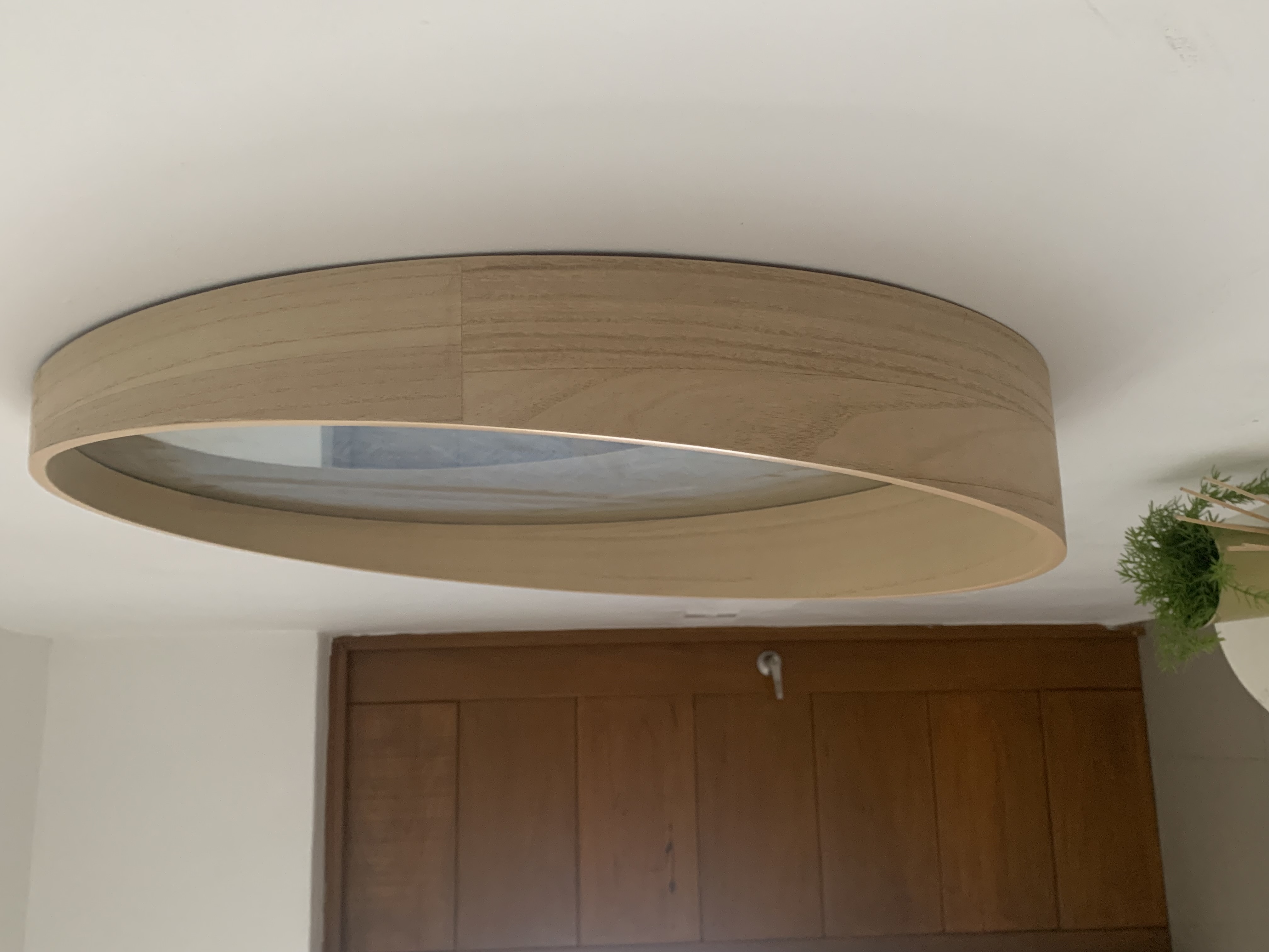 decoración y accesorios - Espejo circular solido color fresno nuevo 1