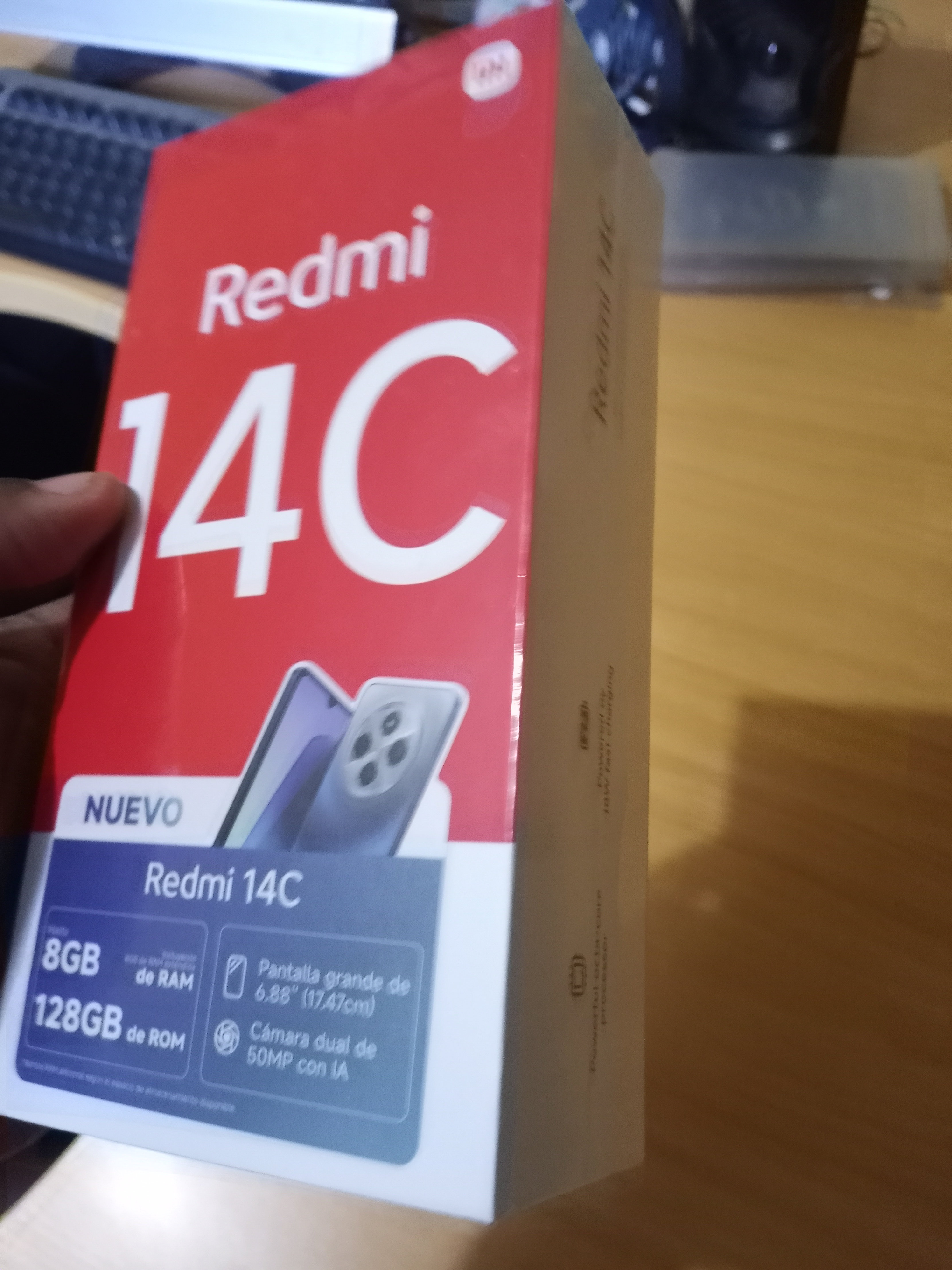 celulares y tabletas - Xioami Redmi 14c 128gb, 8gb de Ram azul nuevo con su caja  1