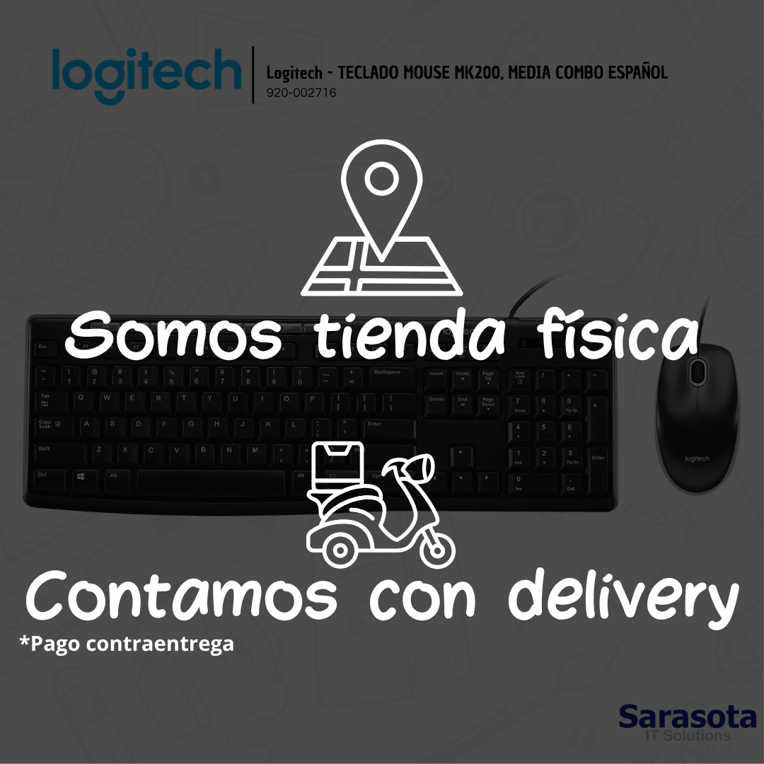 accesorios para electronica - Logitech - TECLADO MOUSE MK200, MEDIA COMBO ESPAÑO 1