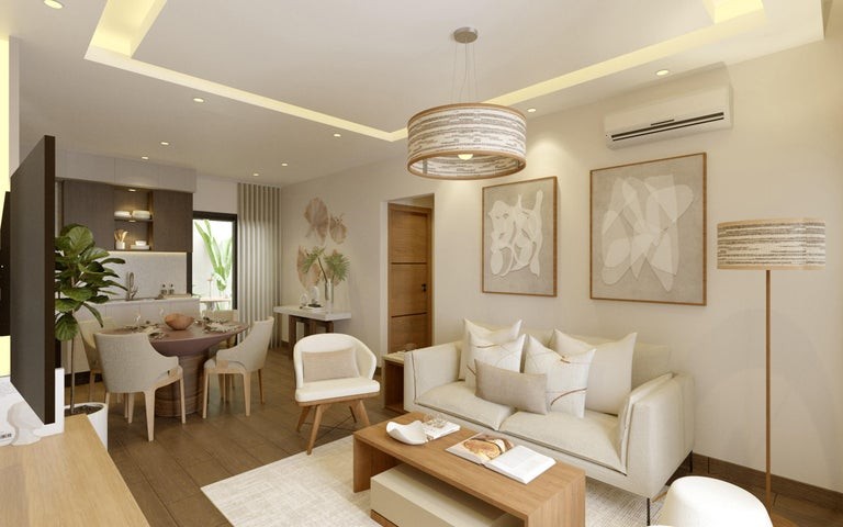 apartamentos - Proyecto en venta Punta Cana #24-1298 dos dormitorios, balcón, piso medio.
 0