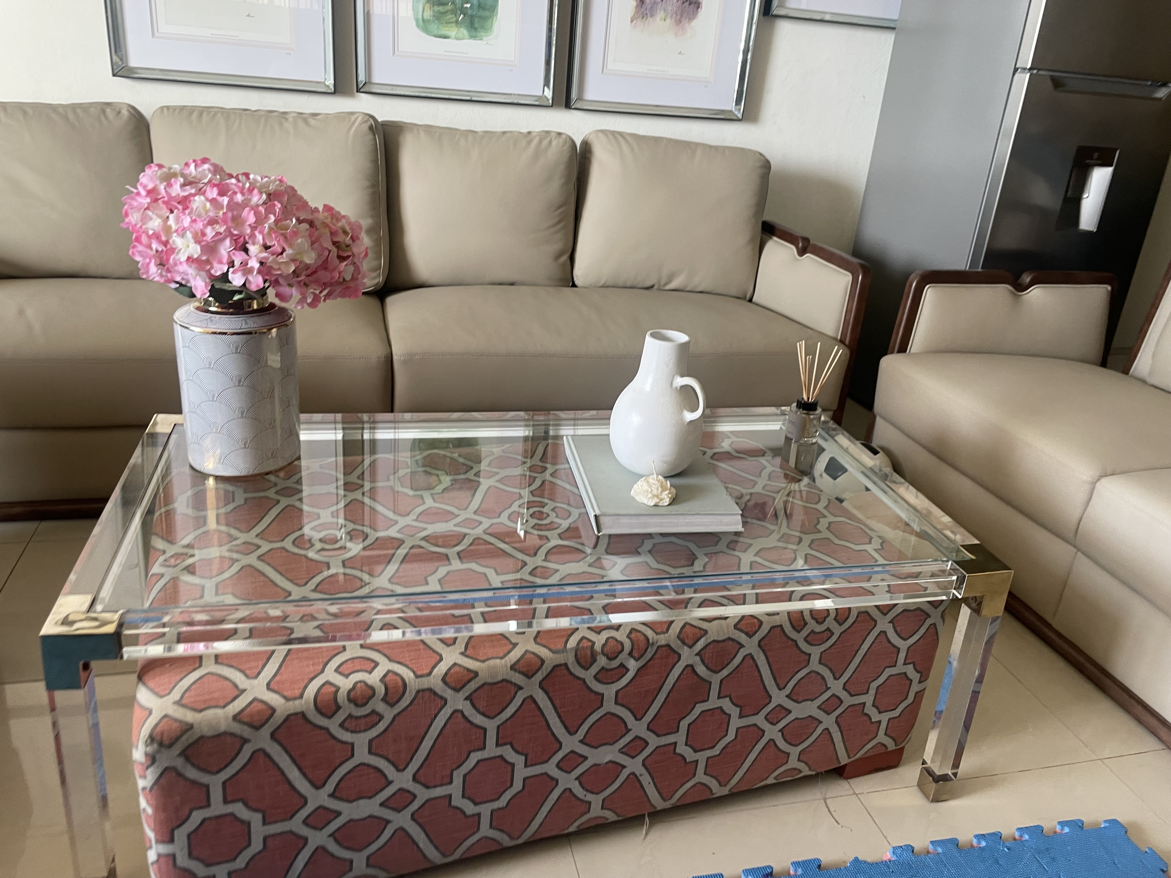 muebles y colchones - Mesa de centro 2 en una  6