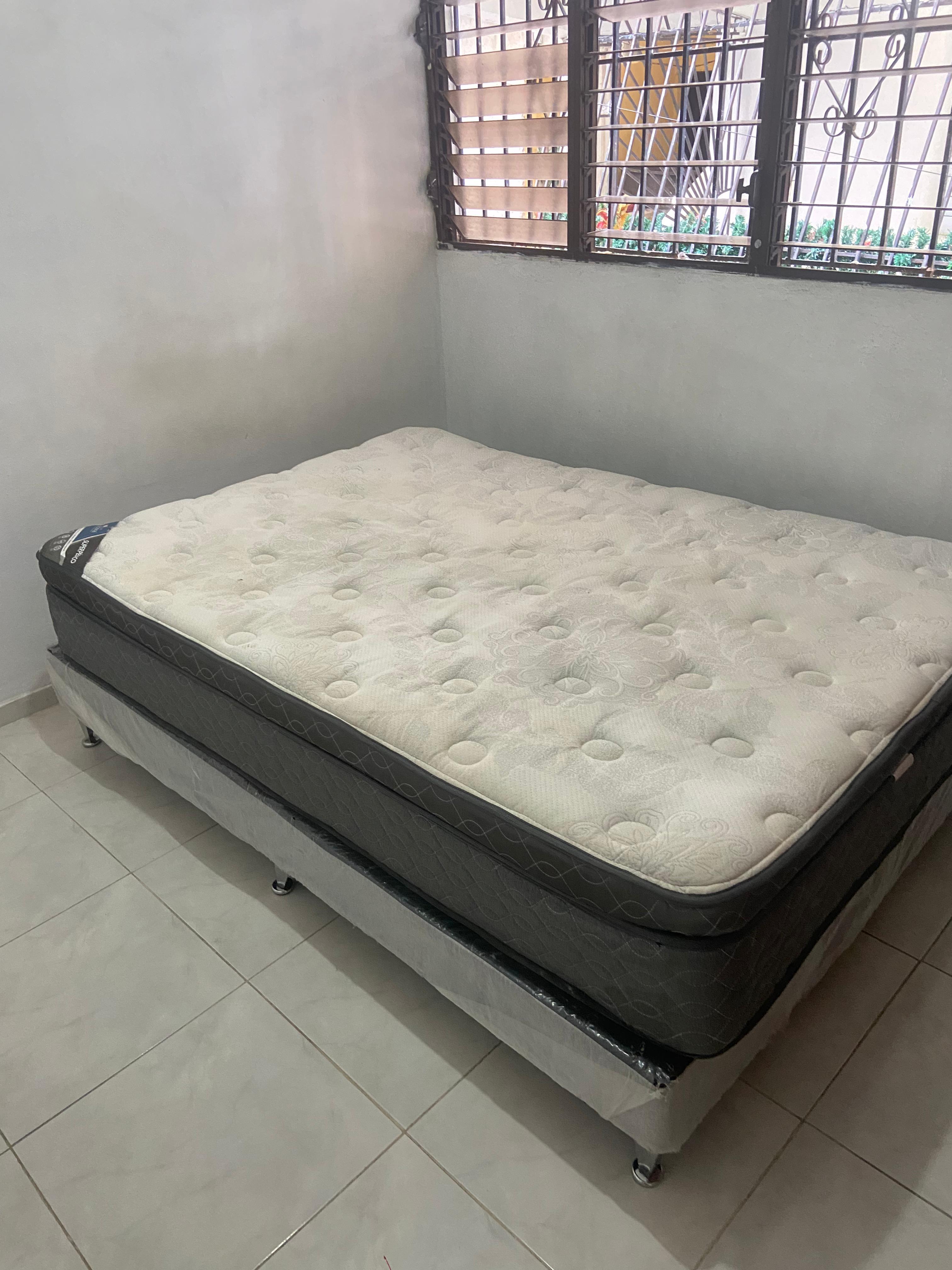muebles y colchones - Cama Full 54 con Base 1