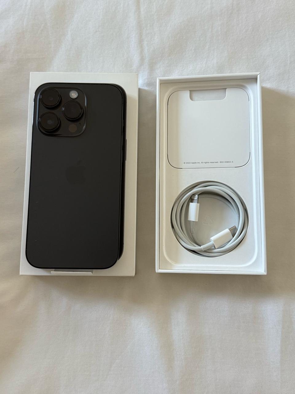 celulares y tabletas - Vendo IPhone 14 pro negro 256gb excelentes condici 0
