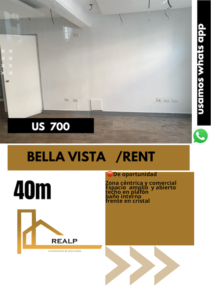 oficinas y locales comerciales - Local en primer nivel Bella vista  0