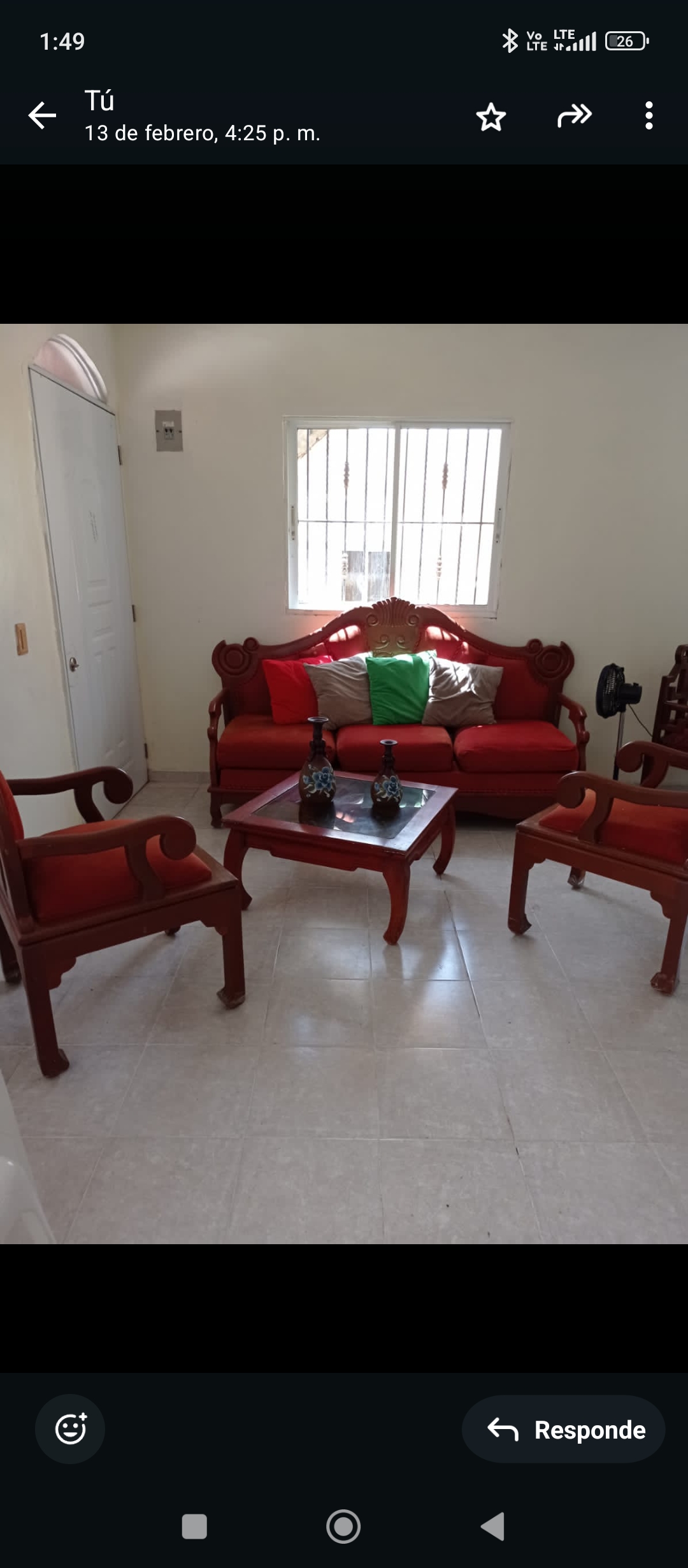 muebles y colchones - Juego de muebles en caoba