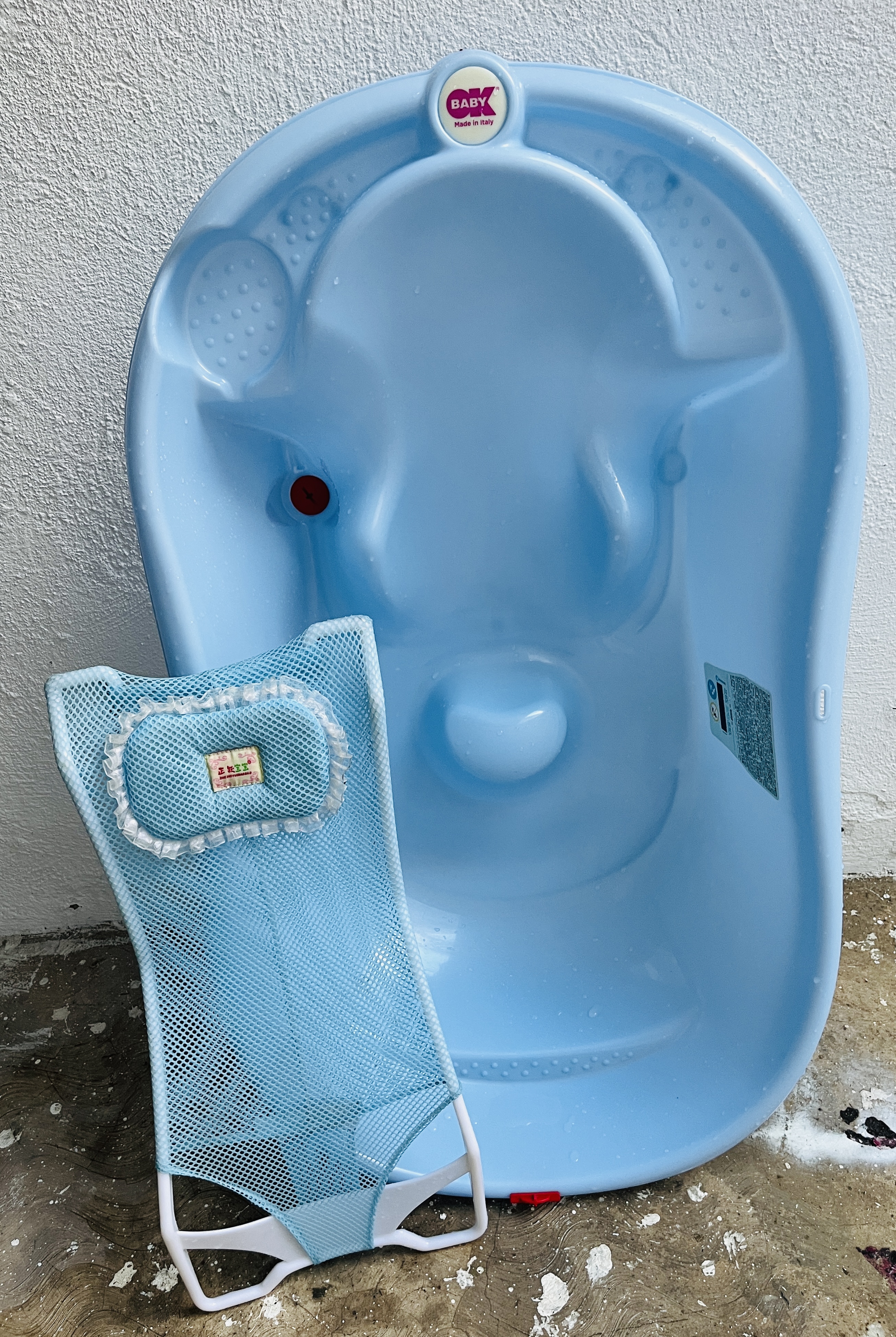 accesorios - Bañera de bebé con termómetro Ok baby