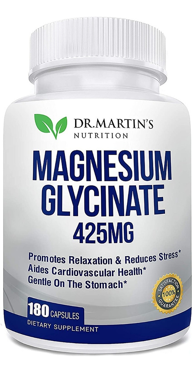 Salud y Equipamiento Médico - Glicinato Magnesio 425mg 180cp - U - Unidad A $1234
