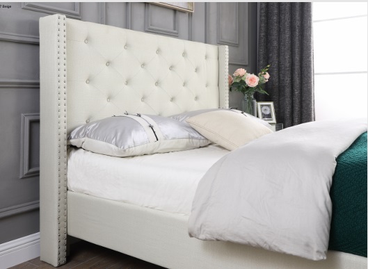 muebles y colchones - Cama Full blanca 54 0