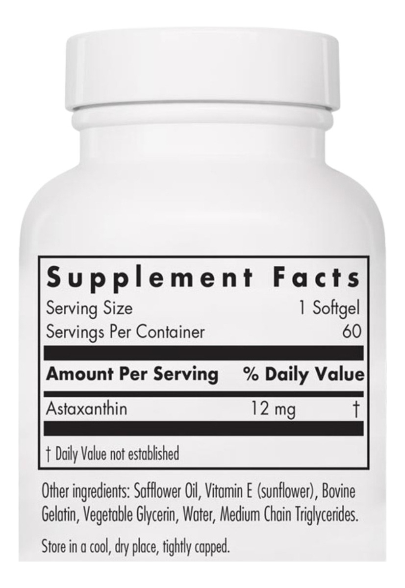 Salud y Equipamiento Médico - Astaxantina 12 Mg 60 Capsulas 1