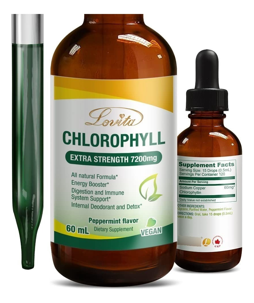 Salud y Equipamiento Médico - Clorofila Liquido 60 Mg Lovita - Ml