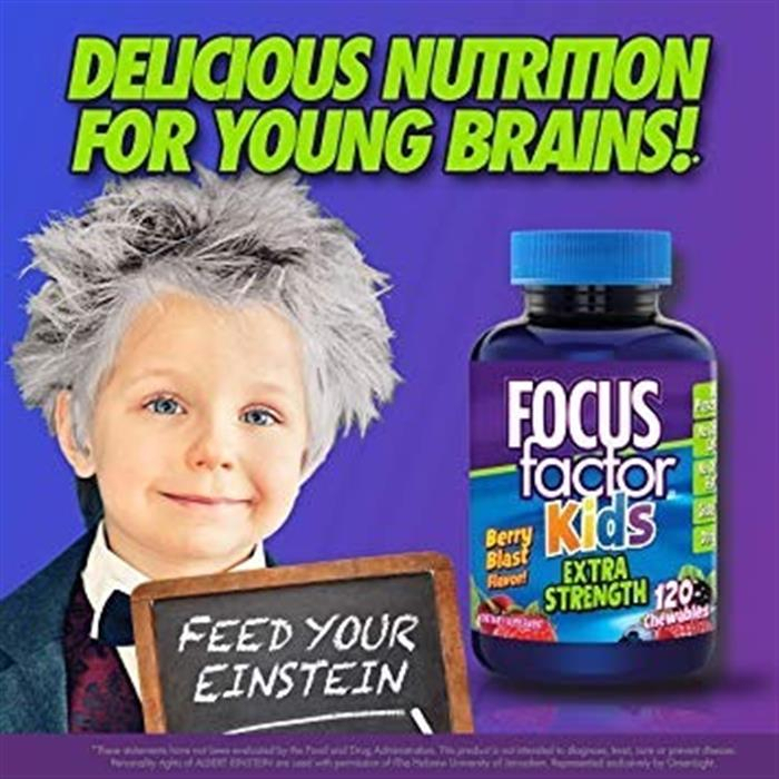 Salud y Equipamiento Médico - Focus Factor Kids Super Fuerte Vitaminas Para La Memoria 120 4