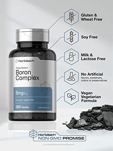 Salud y Equipamiento Médico - Complejo Triple Boro 6 Mg 300tab Horbaach 3