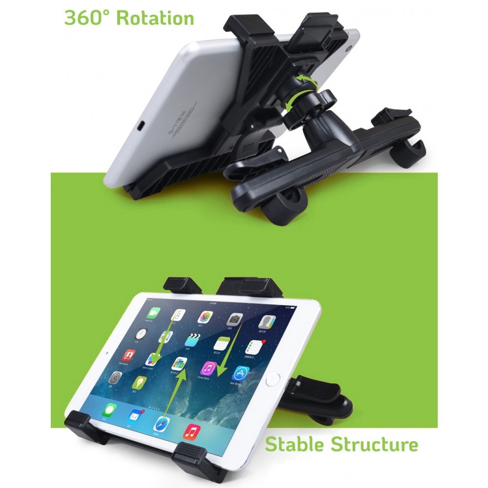 accesorios para electronica - Sujetador de tablet para asiento de carro, soporte de tablet 5