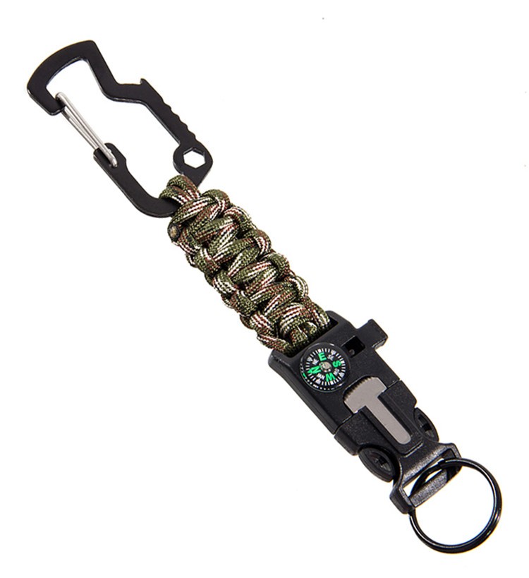 hobby y coleccion - LLavero tactico deportivo con herramientas en paracord  0