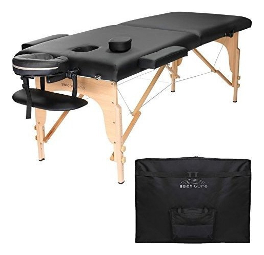 Salud y Equipamiento Médico - Mesa De Masaje Profesional Portatil Plegable Saloniture