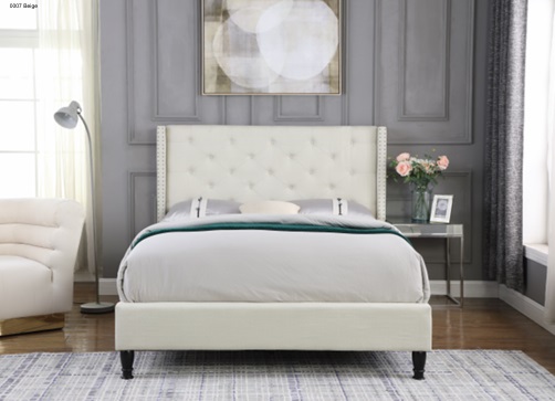 muebles y colchones - Cama Full blanca 54 1