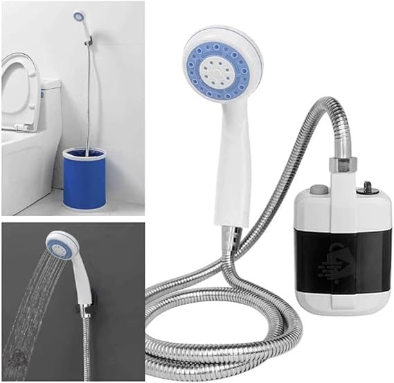 decoración y accesorios - DUCHA DE MANO PORTATIL RECARGABLE CON BOMBA ELECTR 0